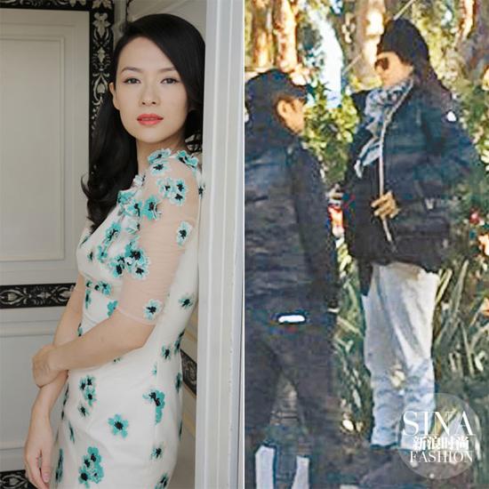 章子怡懷孕后，這帽子戴的也太奇特