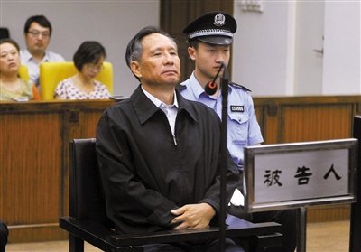 9月10日，北京市第二中級人民法院，張曙光在庭審中。