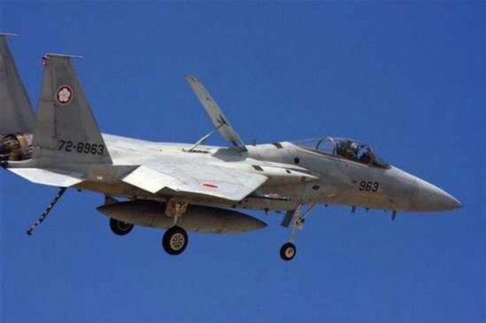 資料圖：日本自衛(wèi)隊(duì)F-15戰(zhàn)斗機(jī)。