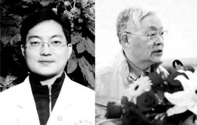 王宇澄(左)曾是王正敏的學(xué)生與親密助手，他認(rèn)為自己在導(dǎo)師評(píng)選院士過(guò)程中立下汗馬功勞，卻未獲回報(bào)。師徒最終反目。