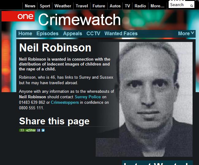 據(jù)英國廣播公司（BBC）網(wǎng)站消息，英國警方正在通緝一名涉嫌傳播淫穢兒童照片和性侵兒童的逃犯，有跡象顯示，他有可能潛伏在中國北京的國際學(xué)校當(dāng)老師。