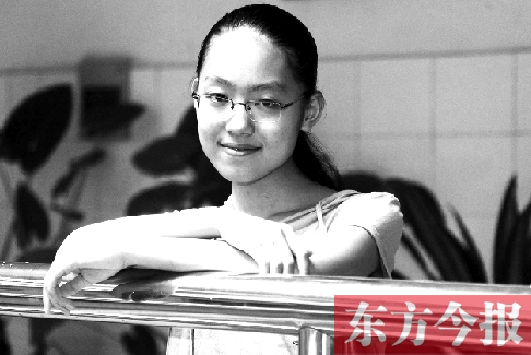 祁瑩就讀于鄭州外國語中學，她的夢想是當一名外交官 邱琦/圖