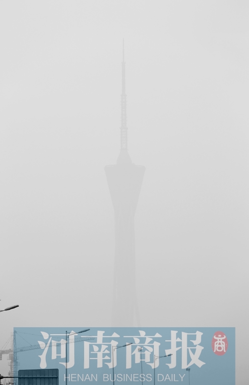 鄭州市區(qū)，霧霾再次來襲