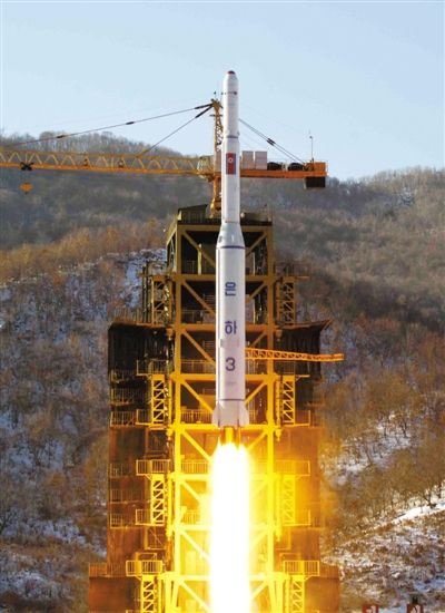 去年12月12日，朝鮮發(fā)射衛(wèi)星。