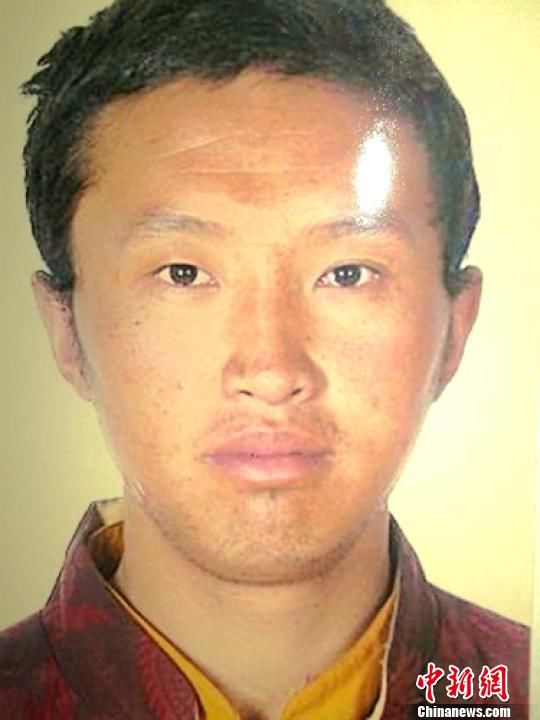 　畏罪潛逃的犯罪嫌疑人血呷。　警方提供　攝