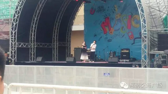河南交通廣播主持人佳音、彎彎、朱浩都登上了優(yōu)放舞臺(tái)，優(yōu)放，交廣在這里！