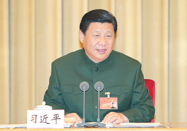 中央軍委改革工作會議11月24日至26日在京舉行。中共中央總書記、國家主席、中央軍委主席、中央軍委深化國防和軍隊改革領導小組組長習近平出席會議并發(fā)表重要講話。 新華社記者 李剛攝