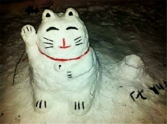 創(chuàng)意十足！日系列卡通雪人走紅