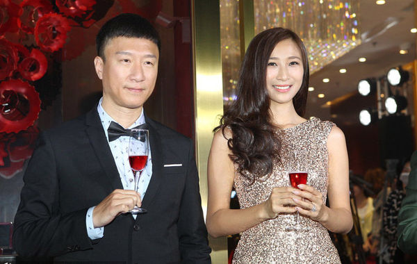 圖為孫紅雷、王駿迪夫婦。