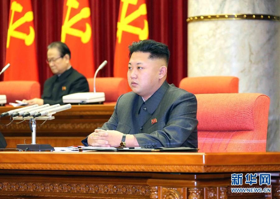 12月8日，在朝鮮平壤，朝鮮勞動(dòng)黨第一書記金正恩出席并指導(dǎo)朝鮮勞動(dòng)黨中央政治局?jǐn)U大會(huì)議。