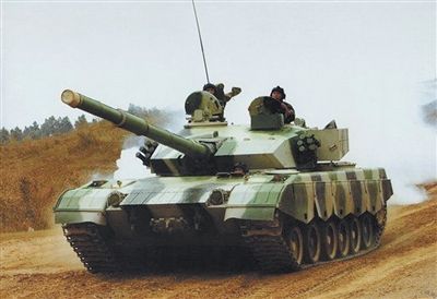 陸軍99改主戰(zhàn)坦克。