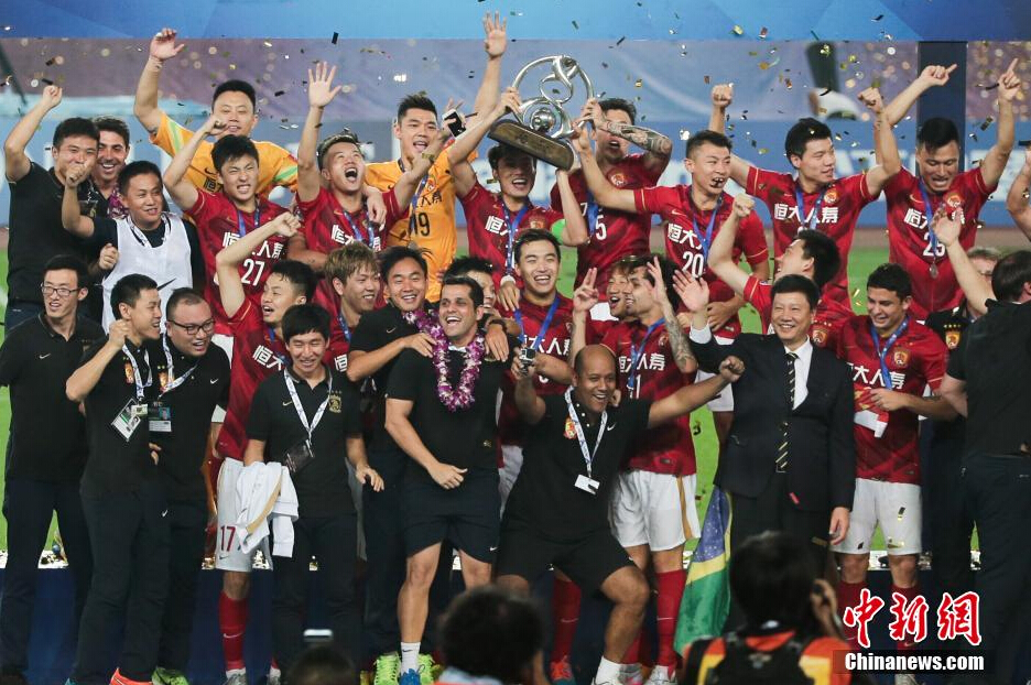 恒大隊主場1球獲勝，三年內(nèi)第二次獲得亞冠冠軍。