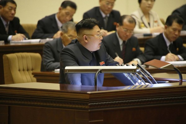 金正恩出席朝鮮勞動(dòng)黨第8次思想工作者大會(huì)。