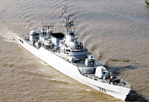 中國(guó)海軍053H3江衛(wèi)II型護(hù)衛(wèi)艦。